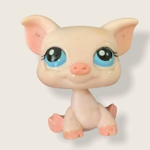 Littlest Pet Shop. 2006 Hasbro. Pink Pig